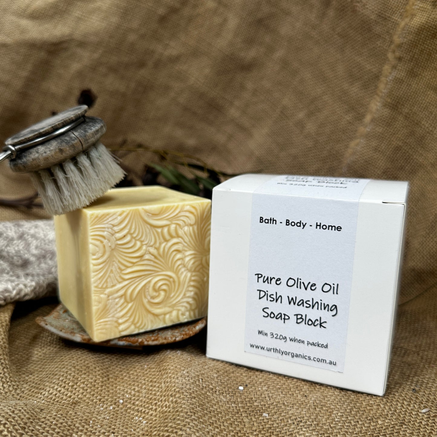 Castile Dish Soap Block