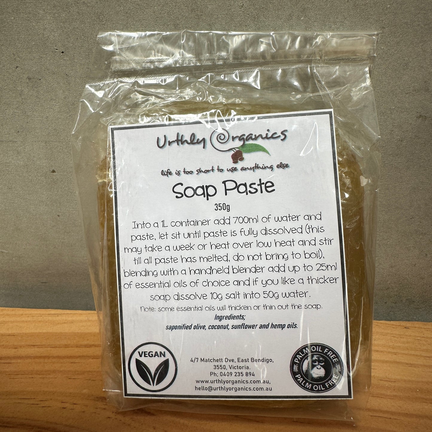 Soap Paste, Make your own hand + body wash