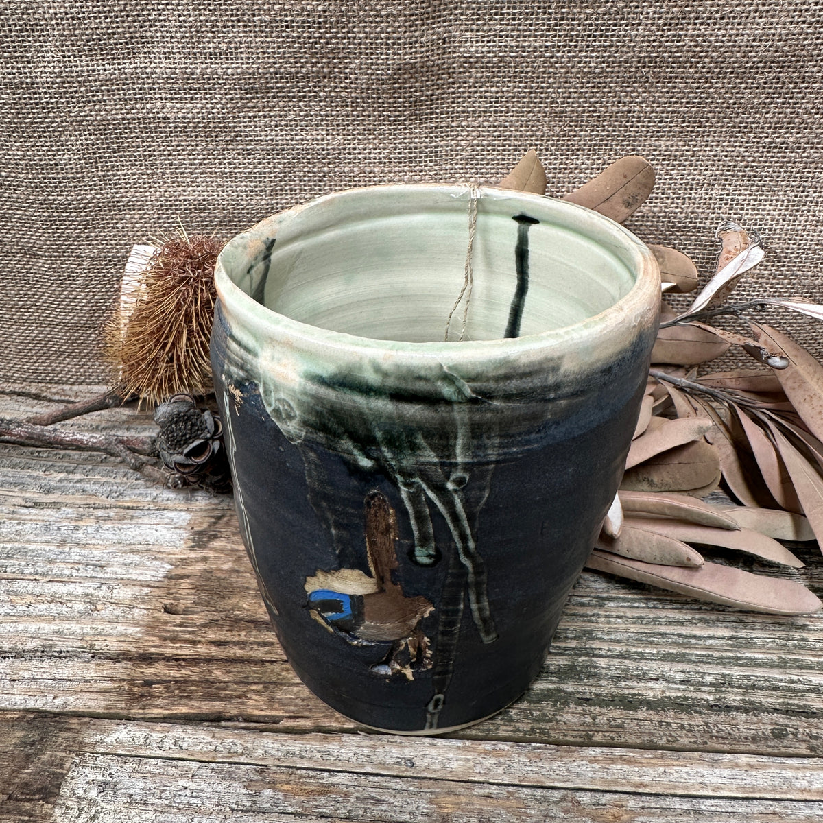 Tall Pot.. Wonky Wren Pottery
