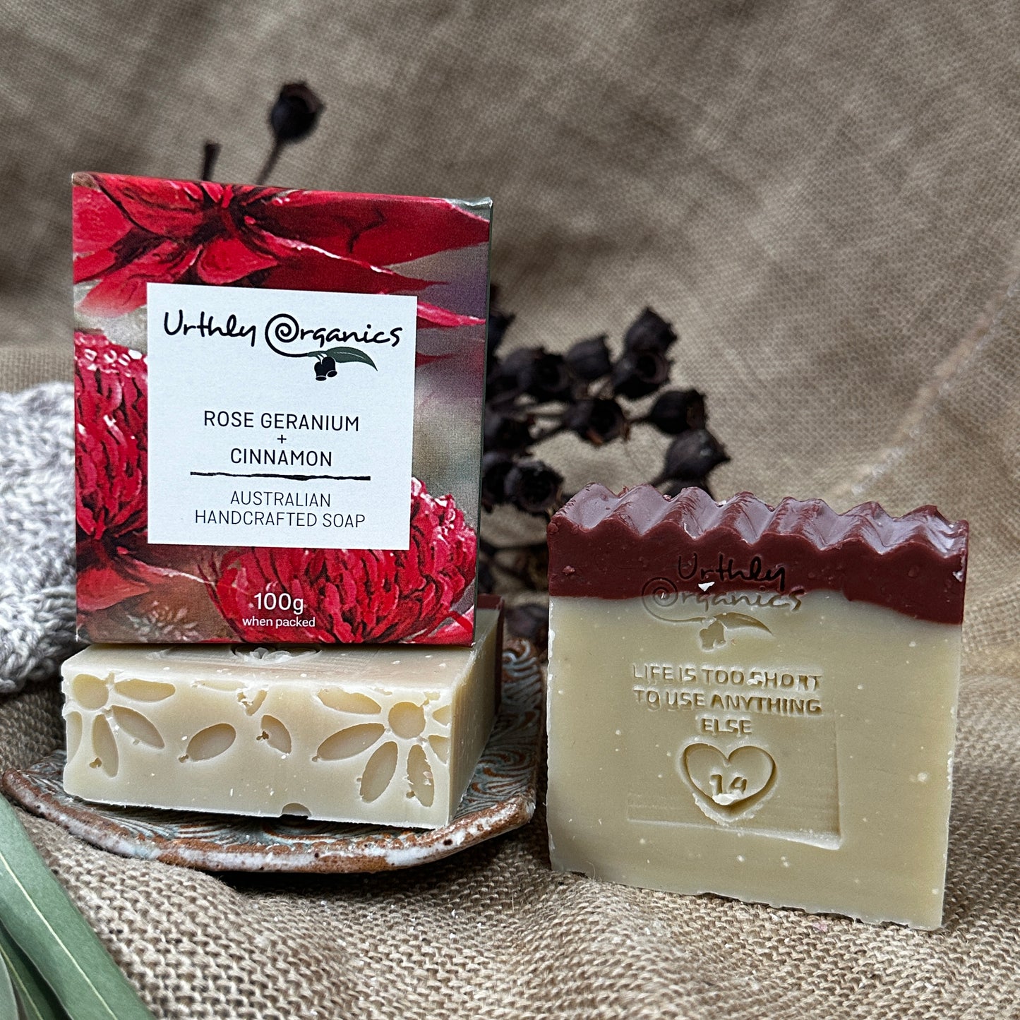 Rose Geranium + Cinnamon