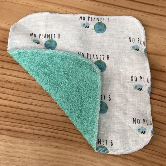 Cleaning Cloth, No Planet B - UrthlyOrganics Natural ethical skincare and cleaning
