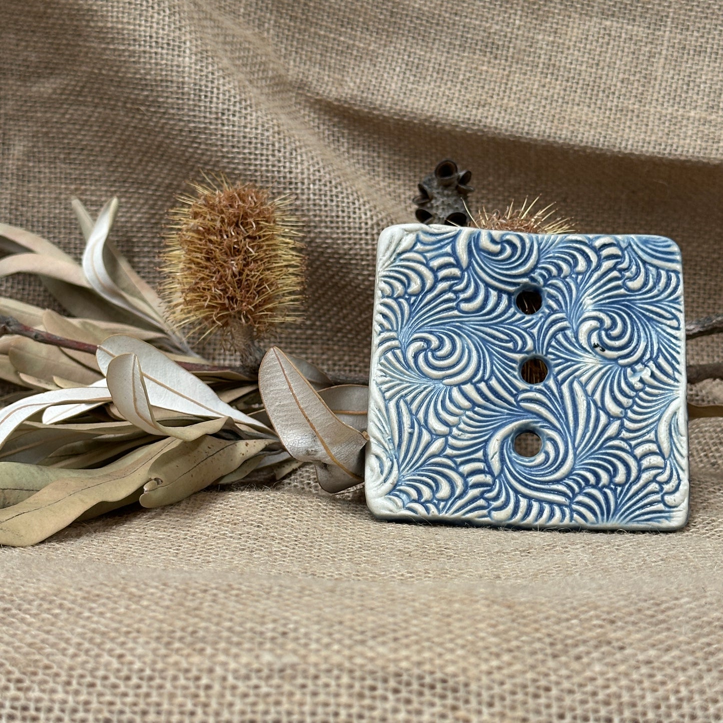 Ceramic soap dish Handcrafted