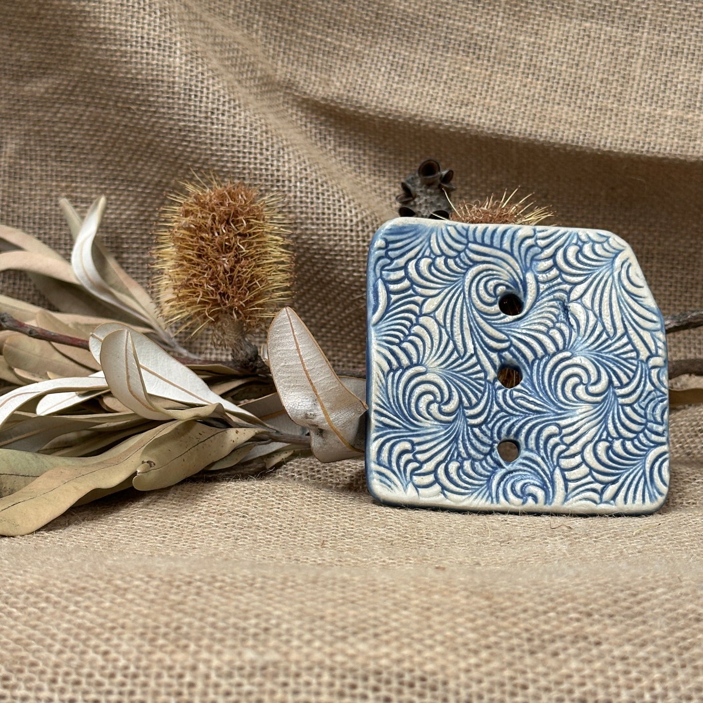 Ceramic soap dish Handcrafted