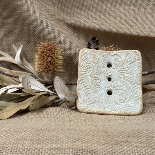 Ceramic soap dish Handcrafted