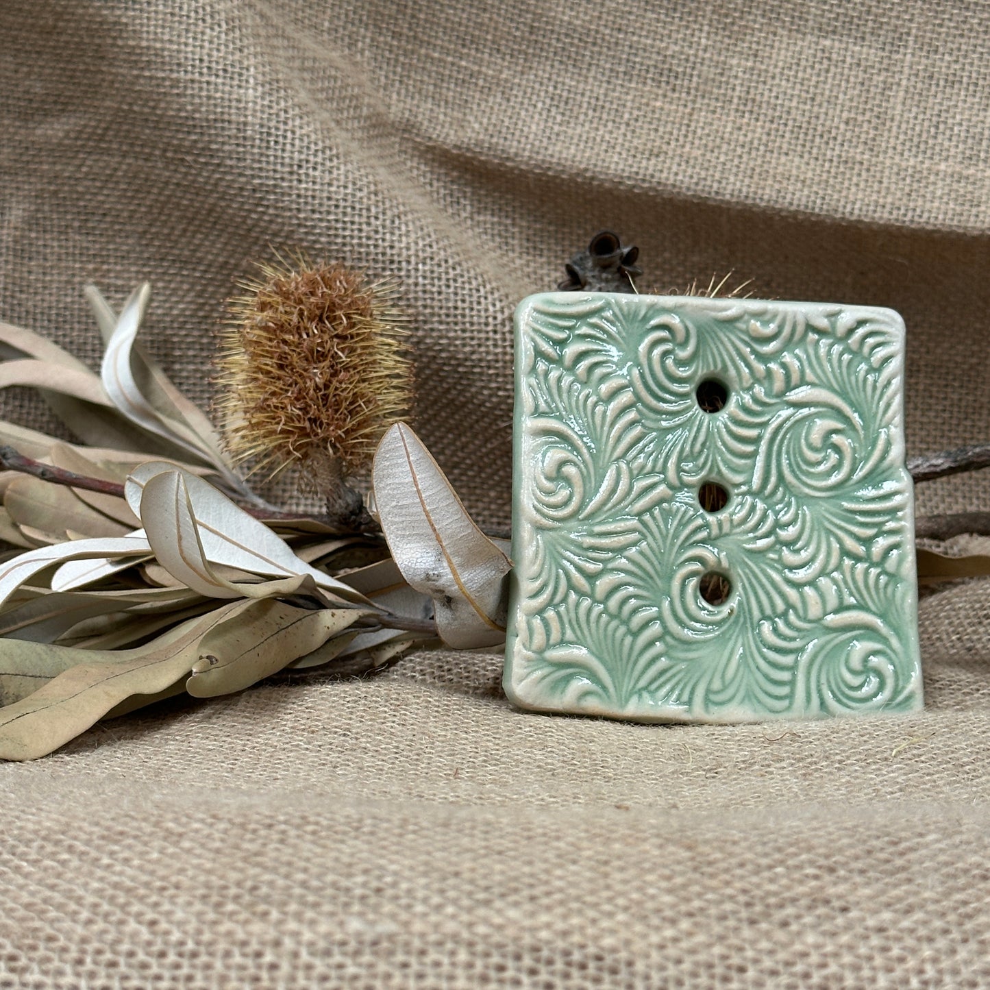 Ceramic soap dish Handcrafted