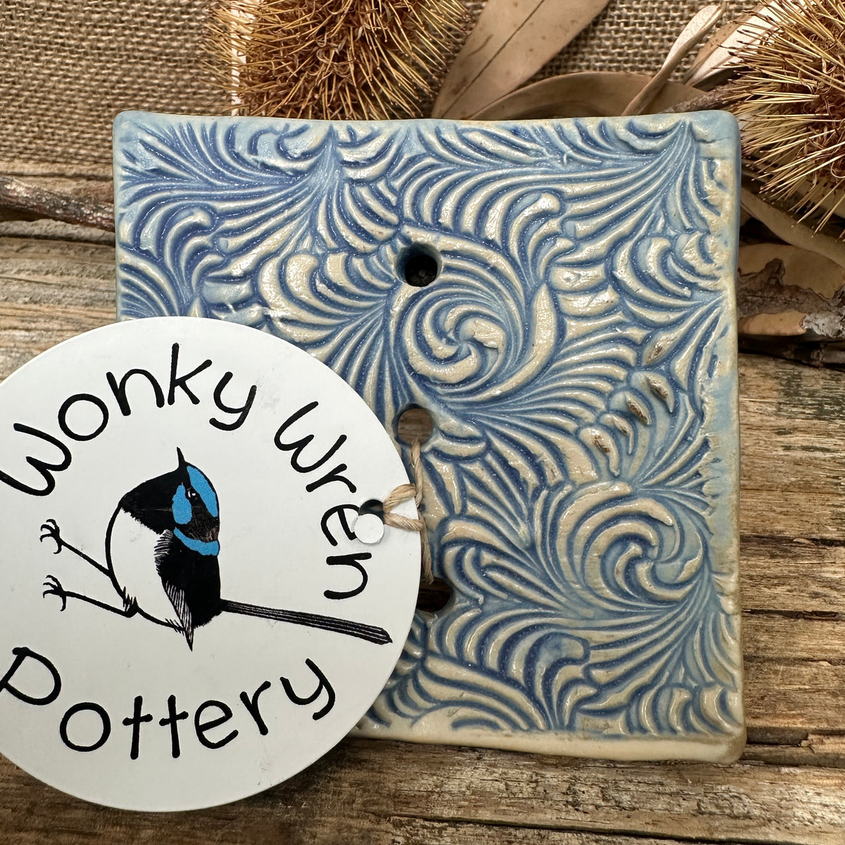 Ceramic soap dish Handcrafted