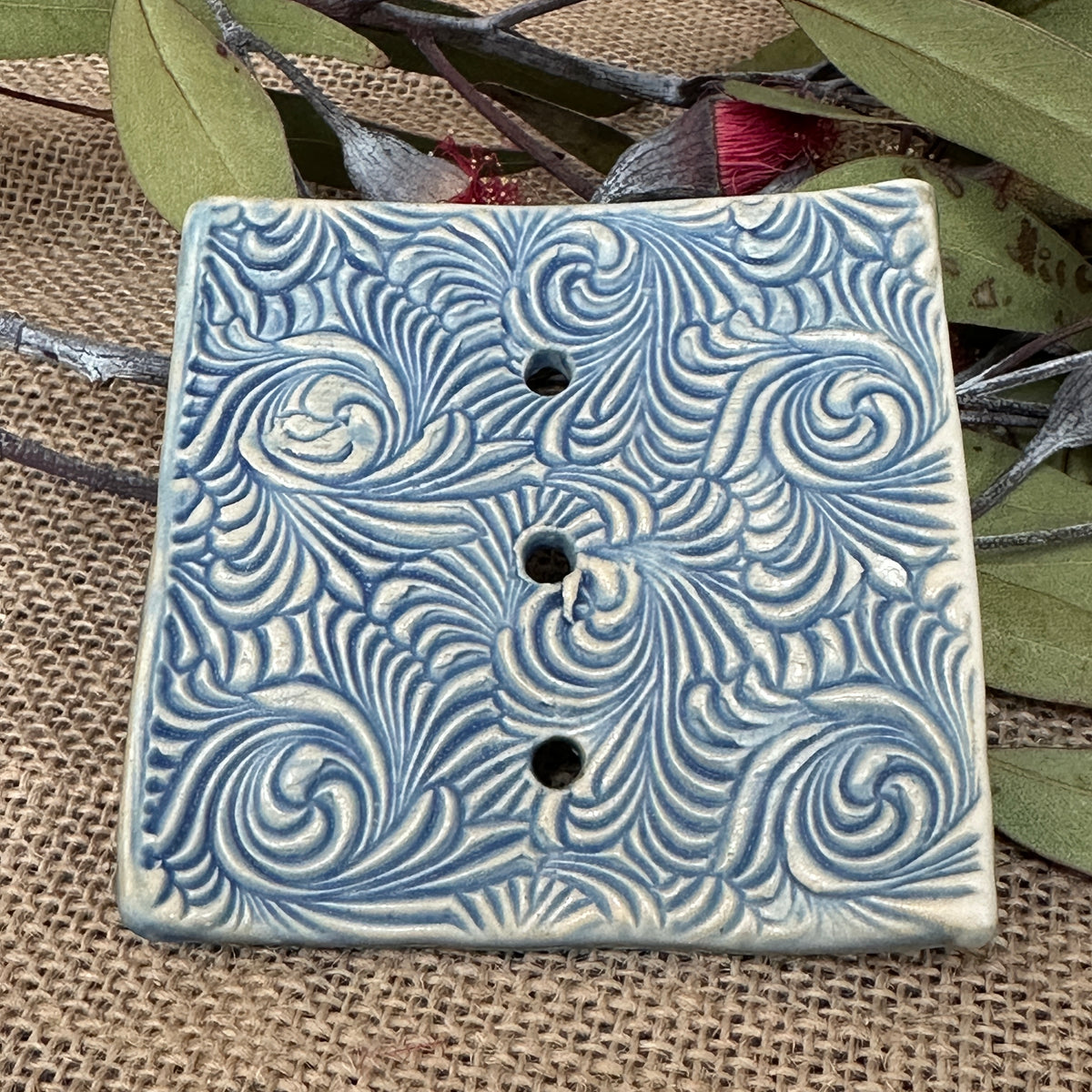 Ceramic soap dish Handcrafted