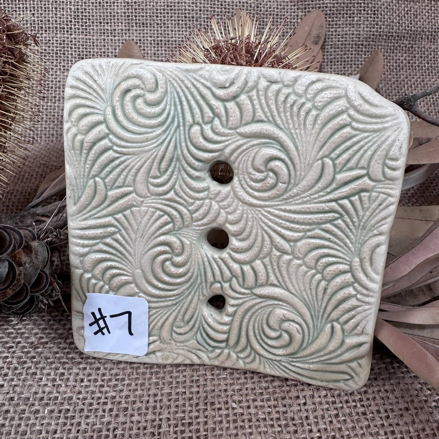 Ceramic soap dish Handcrafted