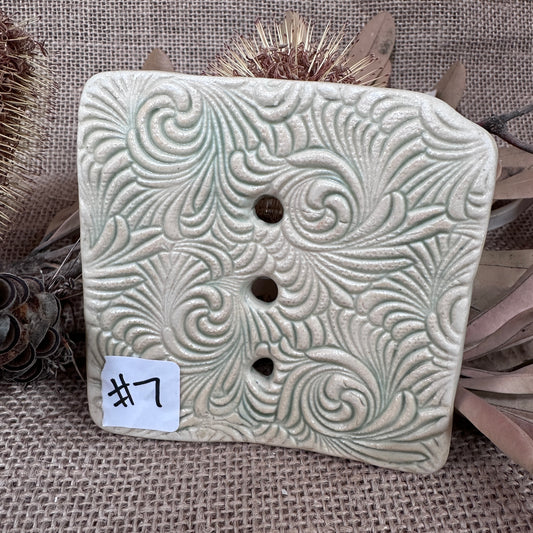 Ceramic soap dish Handcrafted
