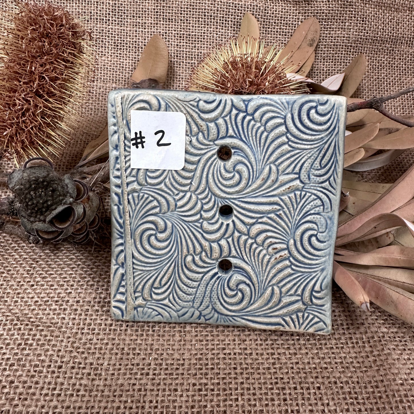 Ceramic soap dish Handcrafted