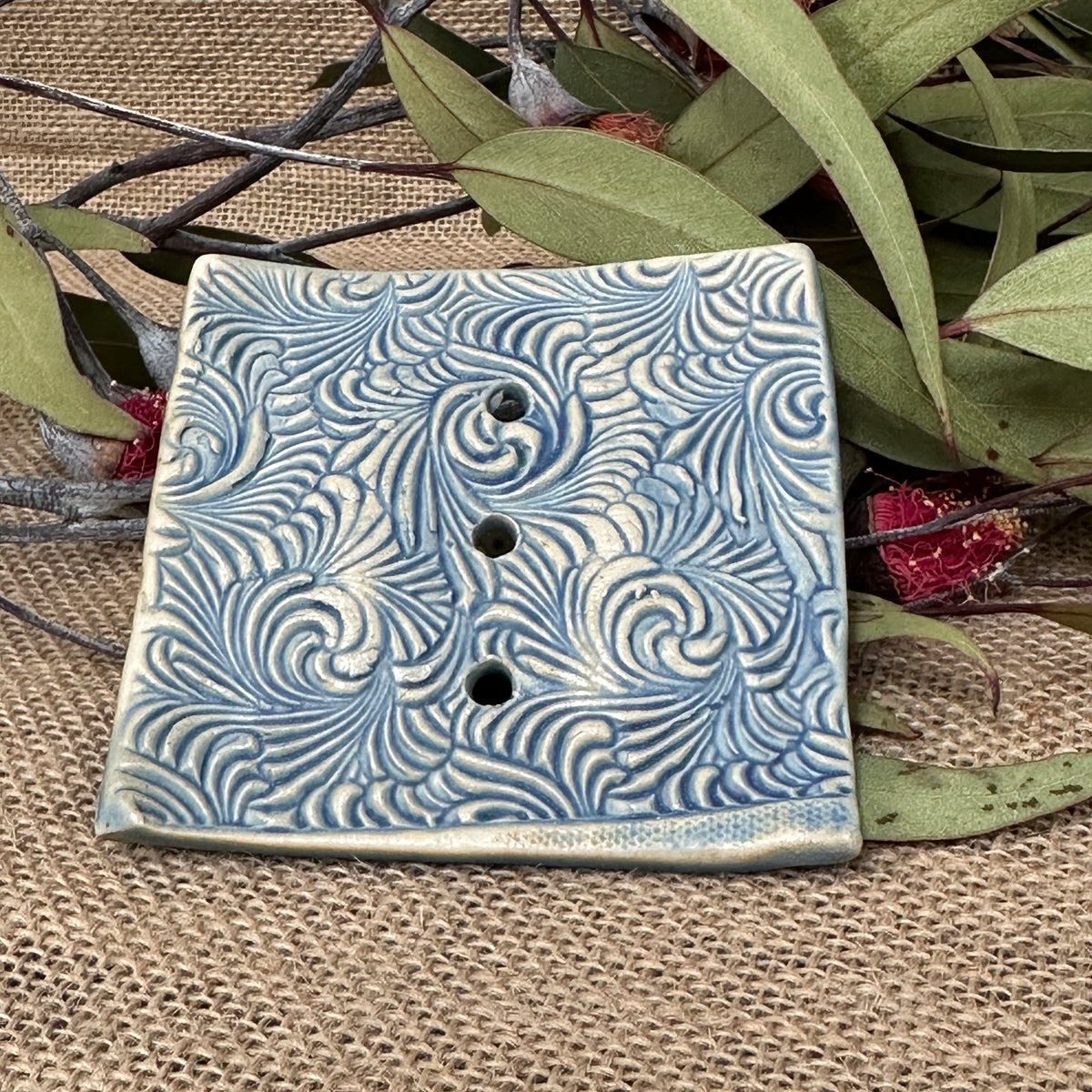 Ceramic soap dish Handcrafted
