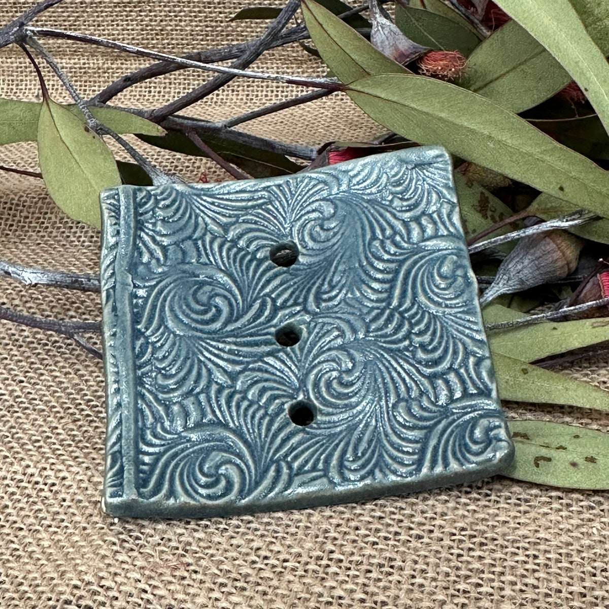 Ceramic soap dish Handcrafted