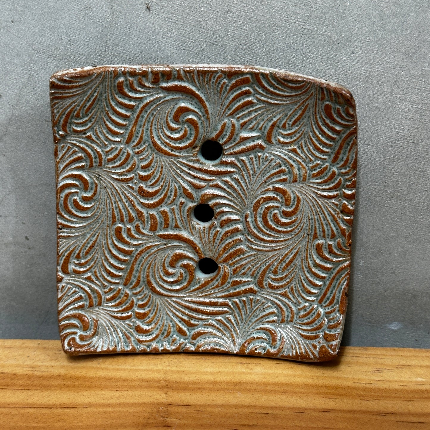 Ceramic soap dish Handcrafted