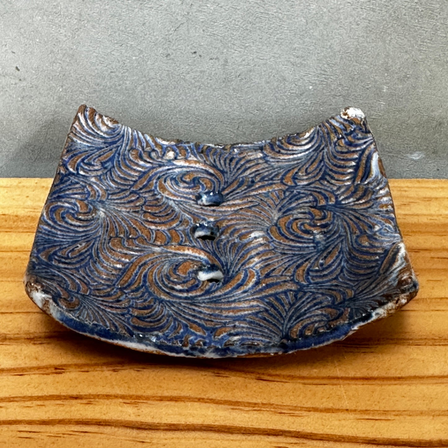 Ceramic soap dish Handcrafted
