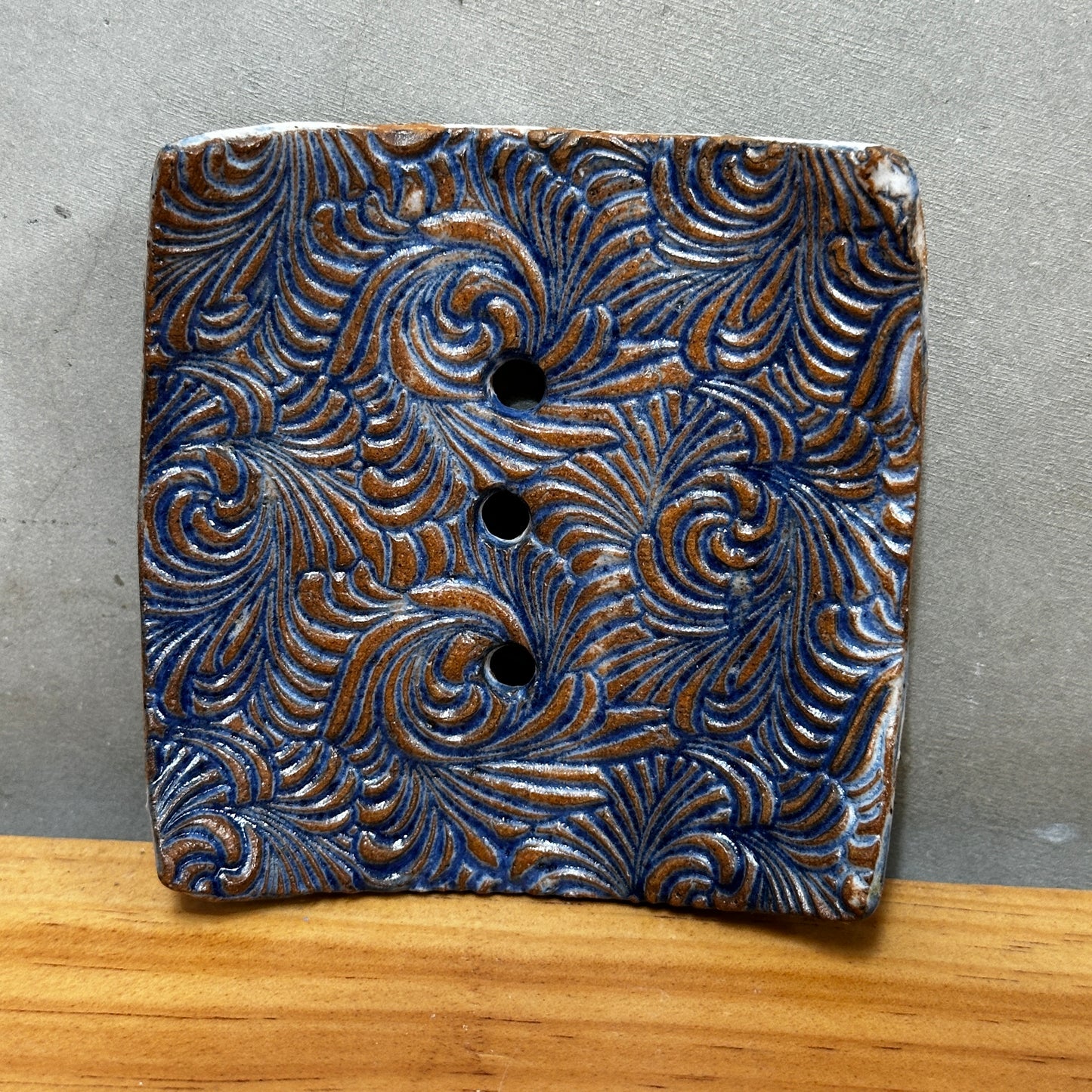 Ceramic soap dish Handcrafted