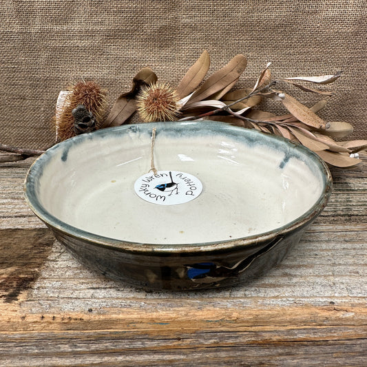 Large Blate.. Wonky Wren Pottery