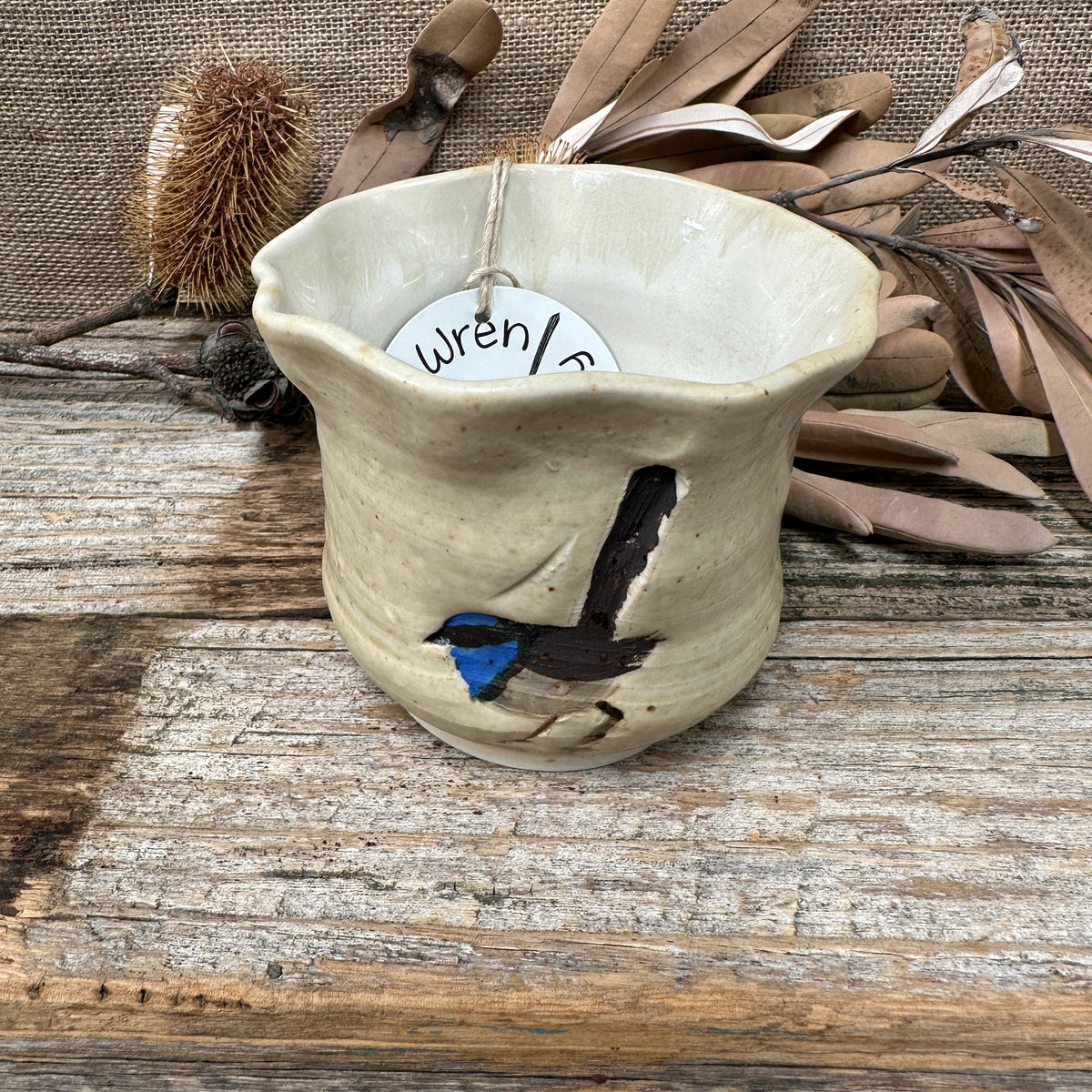 Frill Pot.. Wonky Wren Pottery