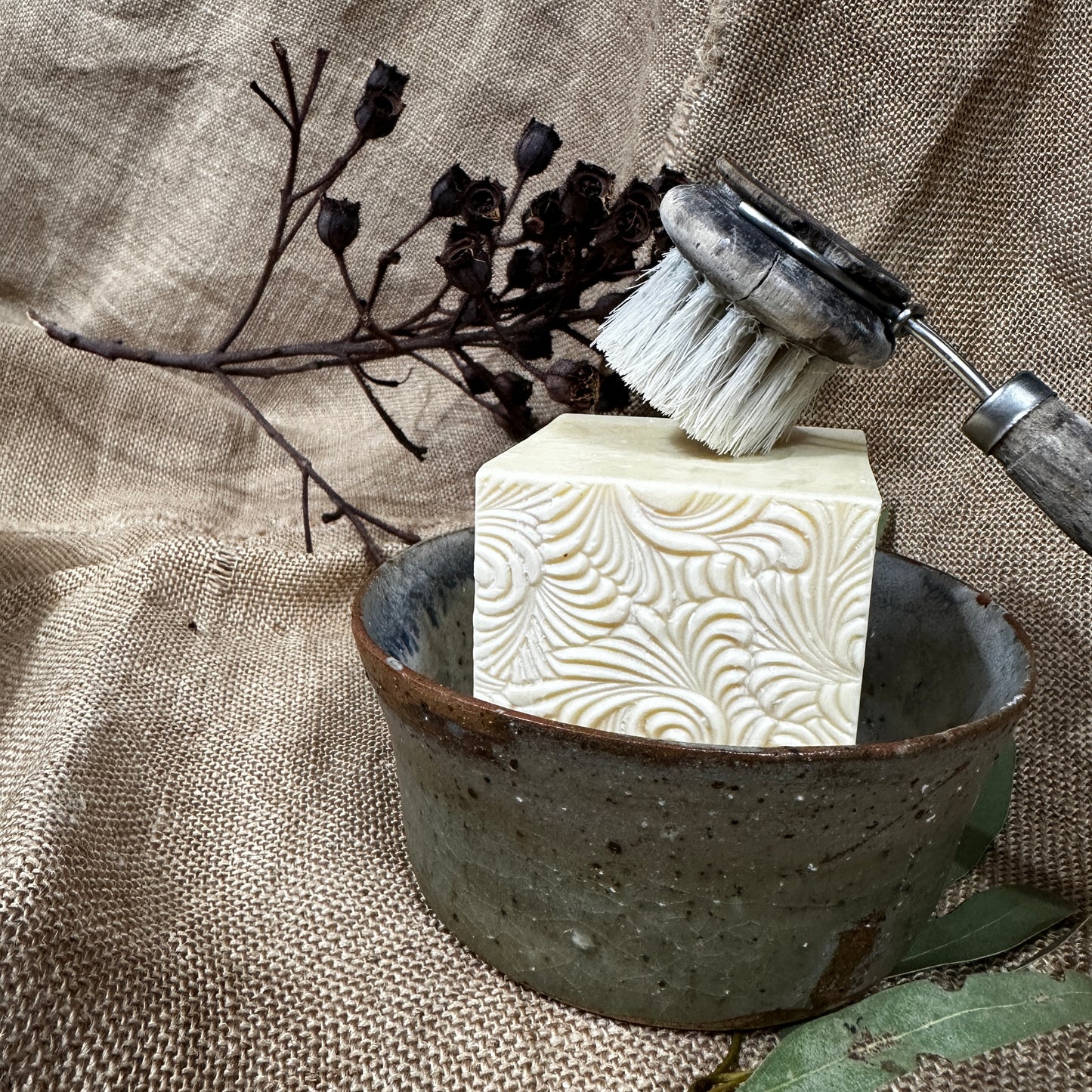 Ceramic soap dish Handcrafted