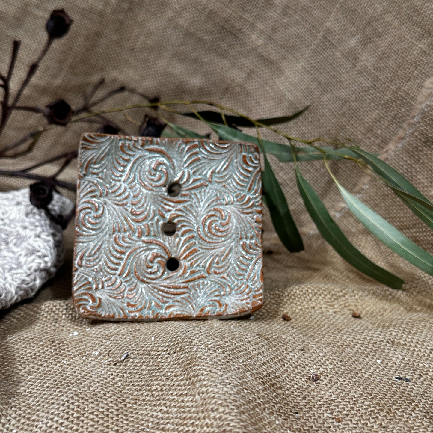 Ceramic soap dish Handcrafted