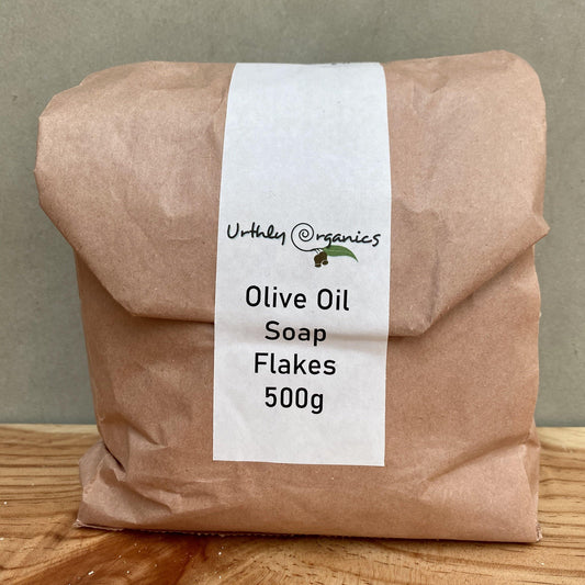Olive Oil Soap Flakes 500g - UrthlyOrganics Natural ethical skincare and cleaning