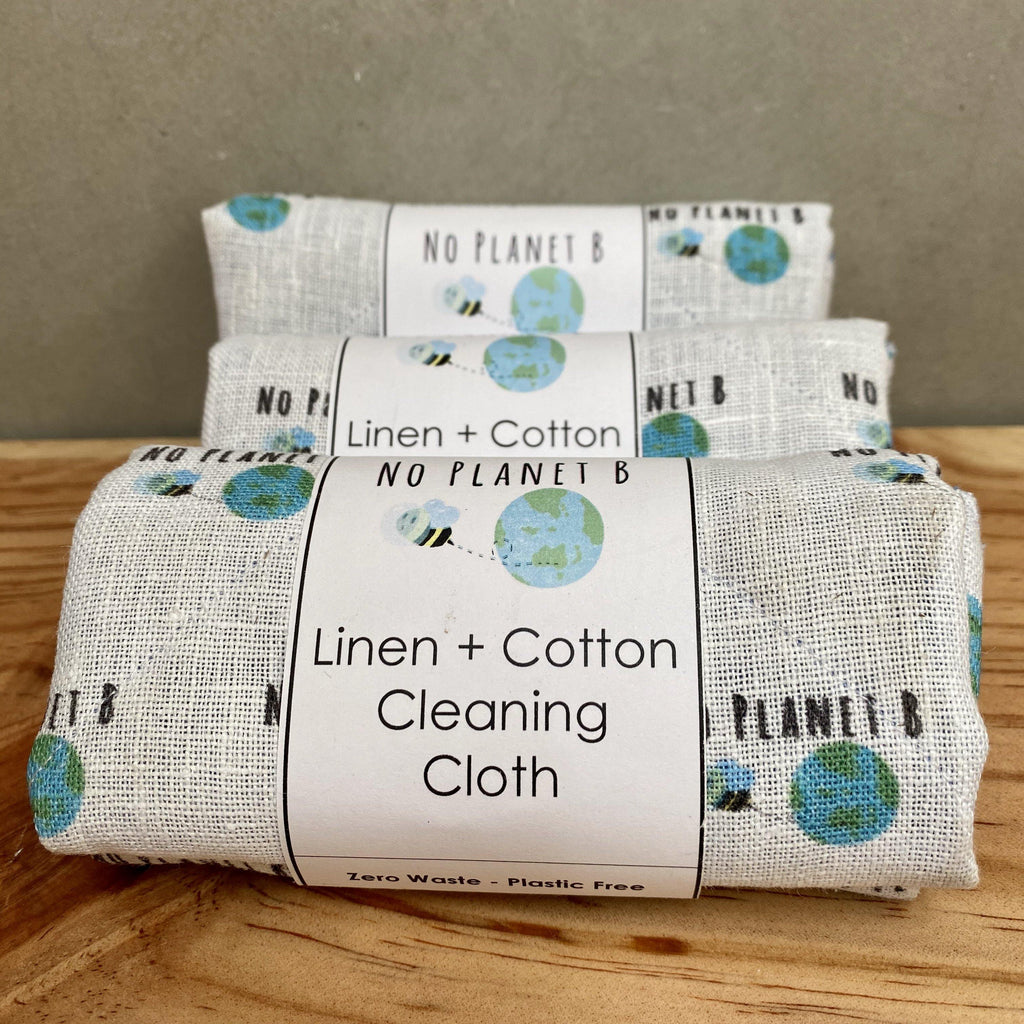 Cleaning Cloth, No Planet B - UrthlyOrganics Natural ethical skincare and cleaning