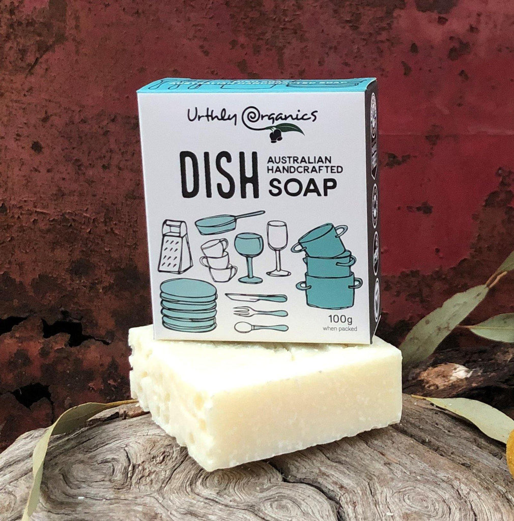 Lemongrass and Eucalyptus Dish Soap - UrthlyOrganics Natural ethical skincare and cleaning