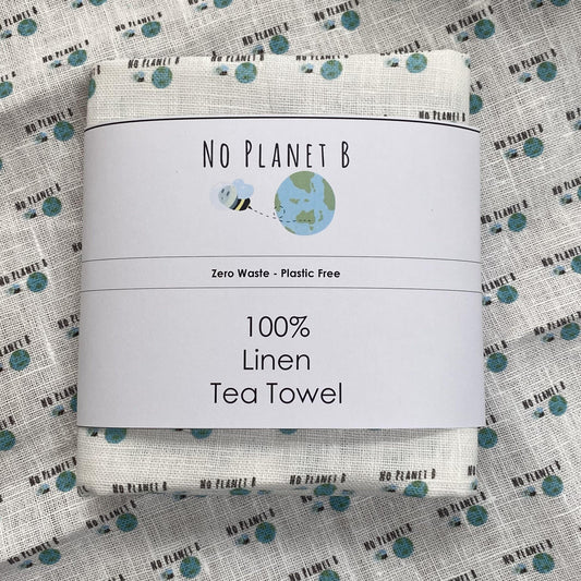 Tea Towel 100% Linen - UrthlyOrganics Natural ethical skincare and cleaning