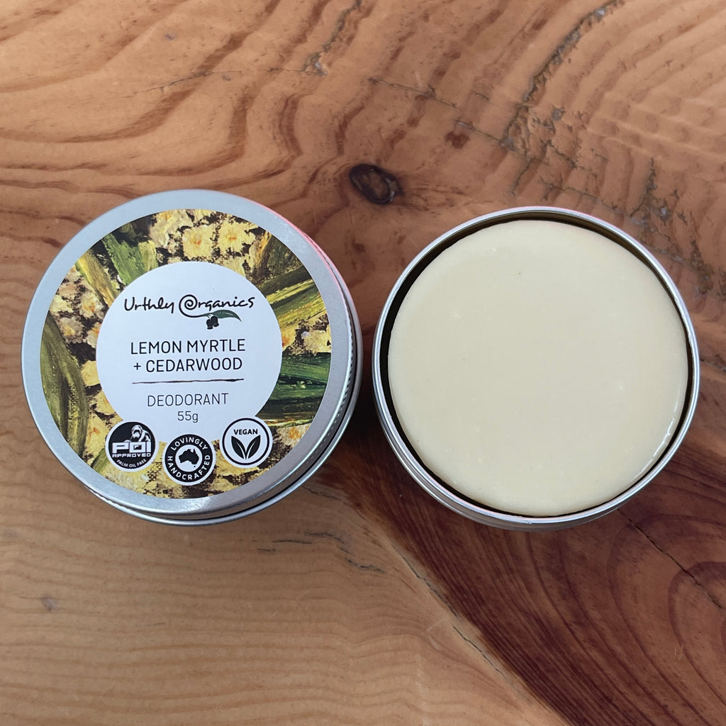 Lemon Myrtle + Cedarwood Deodorant
